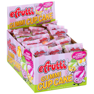 E-Frutti Gummi Cupcakes Candy 0.28oz X 60 Units