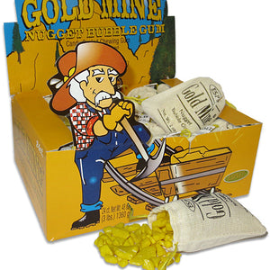 Espeez Gold Mine Nugget Bubble Gum 2oz X 24 Units