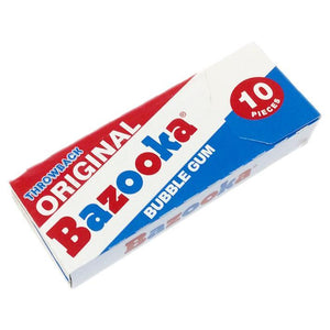 Bazooka Throwback Original Bubble Gum