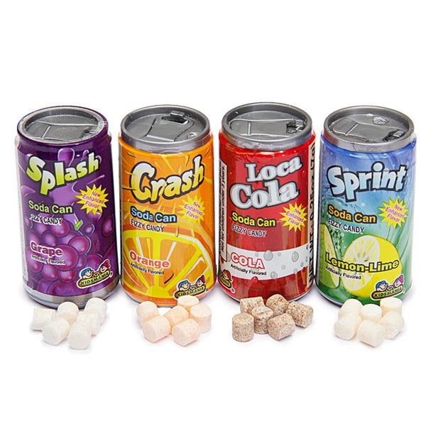 Kidsmania Soda Can Fizzy Candy