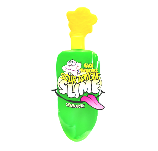 Face Twisters Sour Tongue Slime - Green Apple