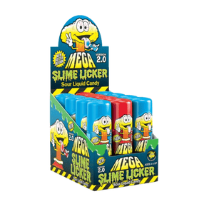 Toxic Waste Slime Licker Mega Sour Rolling Liquid Candy Version 2.0 Raspberry and Strawberry