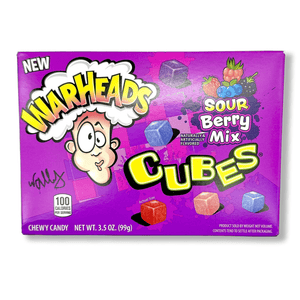 Warheads Cubes Sour Berry Mix- 3.5oz
