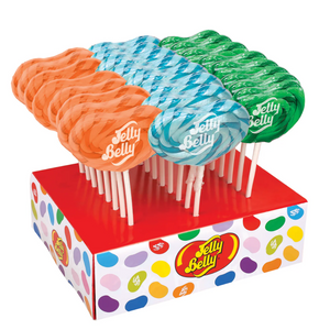 Jelly Belly Lollipop Assortment - Cherry/Bubblegum/Grape