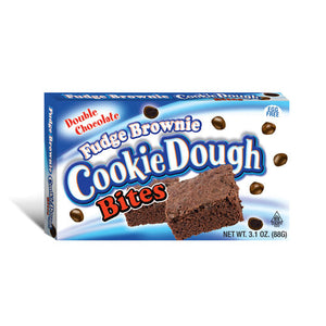 Theater Box Cookie Dough Bites Fudge Brownie 3.1oz X 12 Units