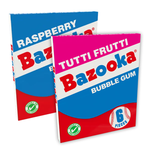 Bazooka Tutti Frutti & Raspberry Wallet Bubble Gum