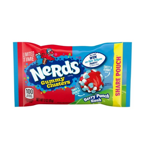 Nerds Gummy Clusters Berry Punch Rush Share Pouch (3oz)