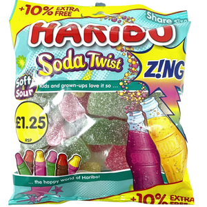 Haribo Soda Twist 176g (UK)