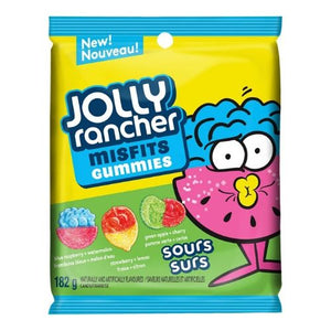 Jolly Rancher Misfits Gummies Sours Candy 182g