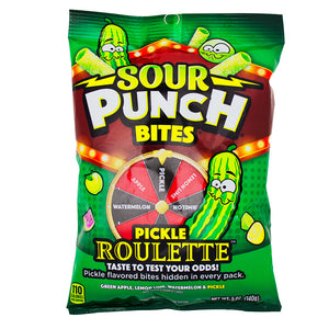 Sour Punch Bites Pickle Roulette - 5oz