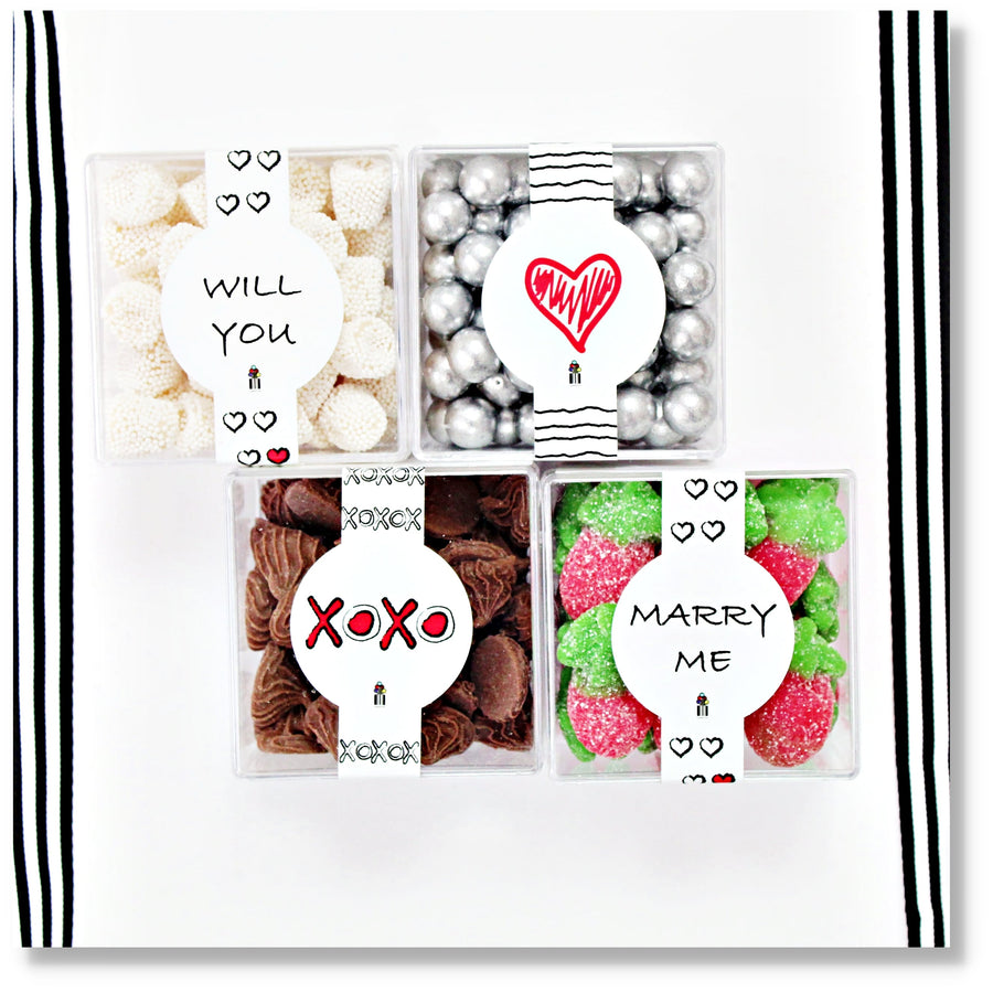 WILL YOU MARRY ME - 4 CUBES - Candy Fix